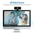 thumbnail image 5 of ODOMY 1080P Full HD Webcam Web Cam Camera USB 2.0 With Mic For PC Desktop Computer, 5 of 11