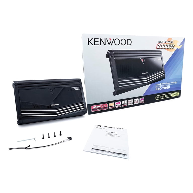 Kenwood KAC-9106D Mono Power Amplifier - Walmart.com