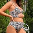 thumbnail image 6 of YUEHUA High Waisted Maternity Swimsuit Bikini Set V Neck Pregnancy Bathing Suits Push Up Two Piece Swimwear, 6 of 6