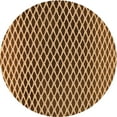 thumbnail image 1 of Ahgly Company Indoor Round Patterned Blood Red Brown Area Rugs, 6' Round, 1 of 6