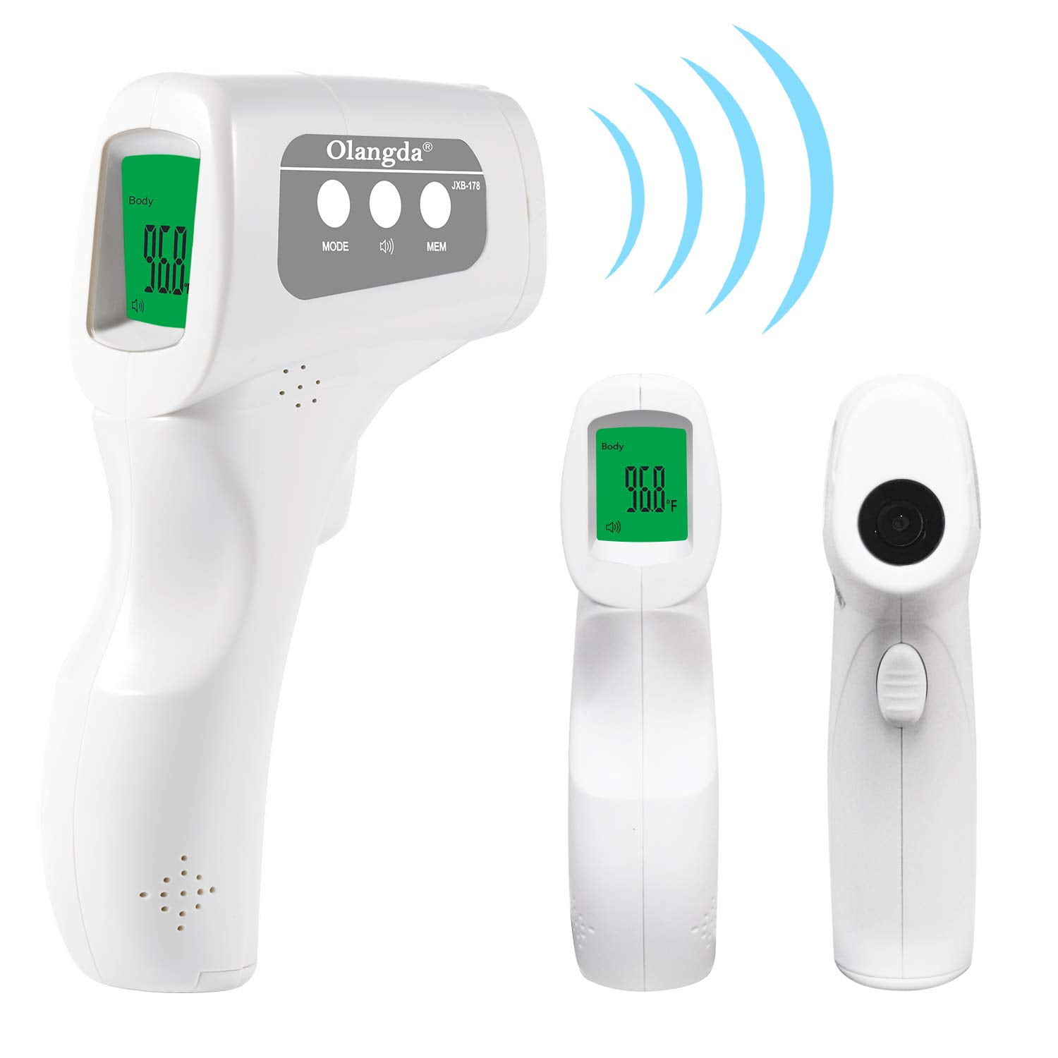OLANGDA NoTouch Forehead Thermometer for Adults, Digital Infrared Thermometer for Adults and