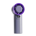 thumbnail image 2 of Ice Cooling Turbo Handheld Fan, 1-100 Speed Portable Mini Fan - 3600mAh Rechargeable, For Women Men Travel Camping Outdoor, 2 of 5