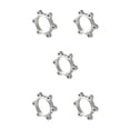 thumbnail image 2 of ZheElen Threaded Strong Toughness Hub Disk Conversion Seat Lightweight Waterproof Disc Brake Rotor Adapter Aluminum Alloy 48MM 5Set, 2 of 6