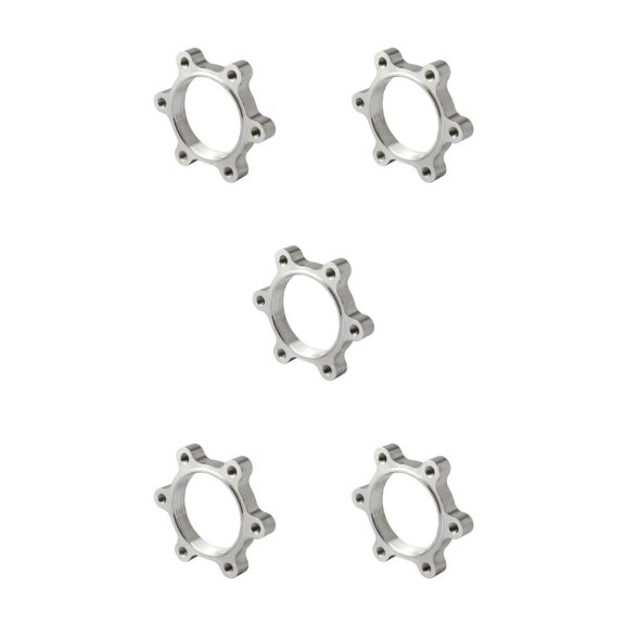 Wosthever Adaptador de Rotor de freno de disco resistente al agua de disco de cubo roscado aleación de aluminio 48MM Type2 NO2