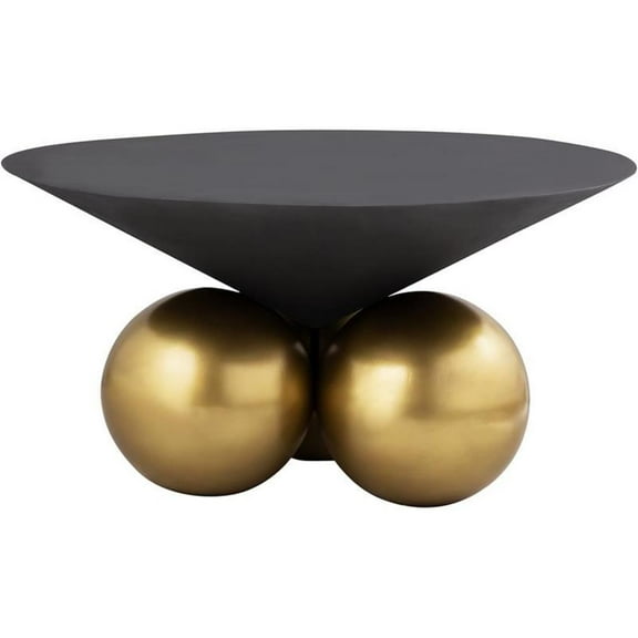 Maklaine Modern / Contemporary Cement Textured Top Coffee Table