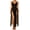 Black, variant on Yangnuo Women's Sexy Deep V Sheer Mesh High-Slit Ruffle Hem Lingerie Gown Women's Suspender V-neck Pajamas