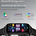 thumbnail image 3 of UBABAI ET570 Smart Watch Bluetooth Call Sports Watch 1.96inch AI Voice Assistant Silicone Strap, 3 of 9