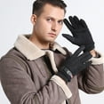 thumbnail image 5 of Gants de Course à Écran Tactile Gants d'Hiver Doublure pour Course Cyclisme Travail Randonnée Conduite, 5 of 5