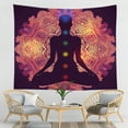 thumbnail image 1 of Visland Seven Chakra Tapestry - Bohemian Mandala Yoga Meditation Wall Hanging Boho Studio Room Decoration Spiritual Gift Art Home Bedroom Decor Living Room Divider Door Curtain Balcony Sheer, 1 of 3