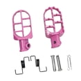 thumbnail image 4 of vortess Motorcycle Foot Pegs Motorcycle Foot Rests Footpegs Replacement Aluminum Alloy Pink, 4 of 8
