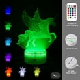 Unicorn Night Light for Girls Creative and Fun 3D Night Light for