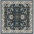 thumbnail image 2 of SAFAVIEH Carolina Fowler Traditional Area Rug, Dark Blue, 5'1" x 5'1" Square, 2 of 6