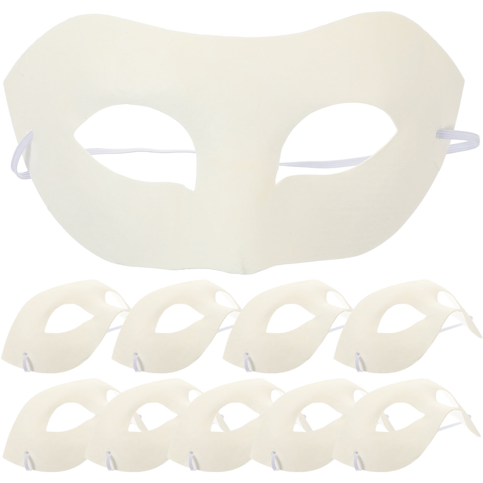 10pcs Paper Art Masks Blank DIY Masks DIY Blank Masks for Masquerade