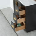 thumbnail image 5 of Gazsi 36" Single Bathroom Vanity Set in Brown Oak without Mirror, 5 of 10