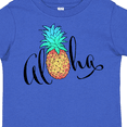 thumbnail image 4 of Inktastic Aloha- in cursive with pineapple rainbow colors Boys or Girls Toddler T-Shirt, 4 of 5