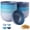 Blue, variant on Quatish 10 PCS Unbreakable Cereal Bowls,Dishwasher & Microwave Safe Wheat Straw Bowls, Easy-to-Clean Lightweight Desserts & Soup Bowl, Portable for Picnics ，Snack Plastic Bowls Set，Multi-Color
