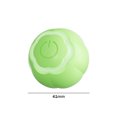thumbnail image 2 of Juguete rodante automático de 41 mm, bola de burla para gatos silenciosos, accesorios para mascotas (verde), 2 of 6
