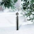 thumbnail image 2 of Moocorvic 24CM Snow Meter Hand Made Metal Outdoor Garden Snow Meter Garden Decoration, 2 of 4