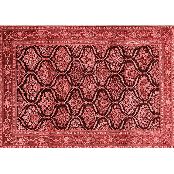Ahgly Company Indoor Rectangle Persian Red Traditional Area Rugs, 8' x 10'