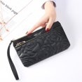 thumbnail image 1 of Portefeuille à Fermeture Éclair Mode Sac à Main pour Femmes Sac à Main Pochette Porte-Cellulaire Porte-Cartes Grande Capacité Sac à Main, 1 of 6