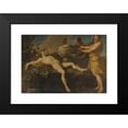 thumbnail image 2 of Andrea Sacchi 18x14 Black Modern Framed Museum Art Print Titled - The Drunkenness of Noah, 2 of 5