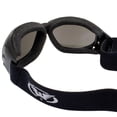 thumbnail image 5 of Global Vision Red Baron Motorcycle Biker Aviator Dirt Bike Goggles Black Padded Frame w/ Mirrored Lens (Flash Mirror) (Flash Mirror), 5 of 7