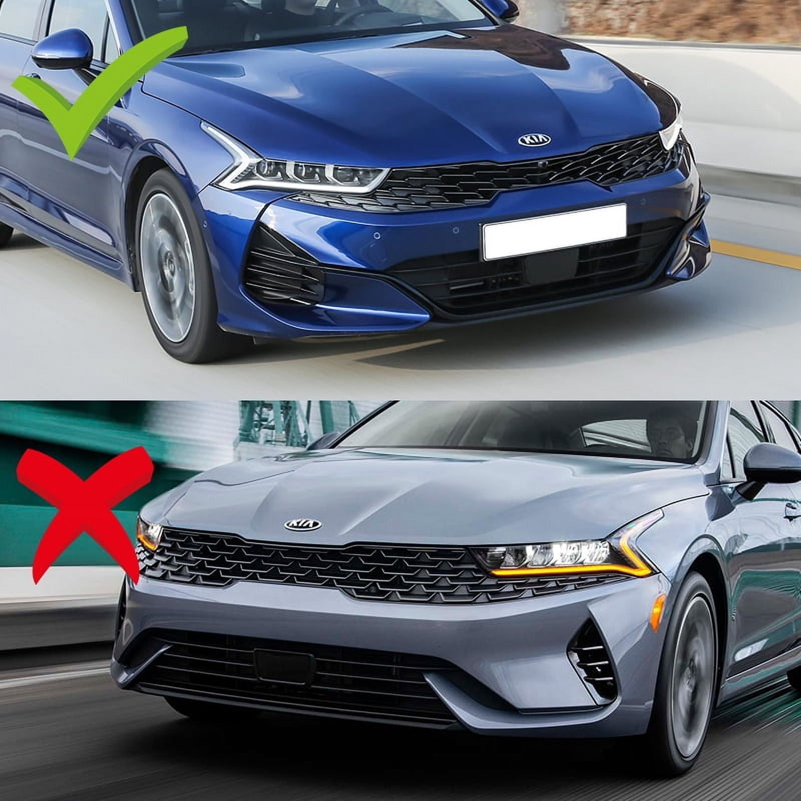 Stay Tuned Performance For 2021-2024 Kia K5 GT-Line Painted White Front Bumper Spoiler Lip STP-Style