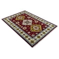 thumbnail image 2 of 6x9 Hand Knotted Antique Kazak Red and Beige Traditional Tribal Armenian Rug | KZA16, 2 of 9