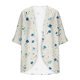 thumbnail image 4 of Cárdigan de manga larga para mujer, blusa informal estampada con bolsillo, abrigo tipo cárdigan para mujer, 4 of 5