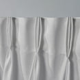 thumbnail image 5 of Exclusive Home Loha Light Filtering Pinch Pleat Curtain Panel Pair, 96" Length, Winter White, 5 of 6
