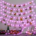 Battery-Operated 20/40 LED String Lights with Heart-Shaped Pink Glow ...