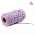 thumbnail image 6 of Hvmvliv Linen Rope 100m Long Cotton Twines for Arts & Crafts, 1 Piece Purple, 6 of 6
