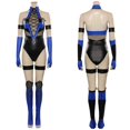 thumbnail image 5 of Disfraz de cosplay de Mileena Katana Kitana de Mortal Combat, mono sexy con máscara para mujeres adultas y niñas, ropa de fiesta de Halloween, juego de rol, 5 of 5
