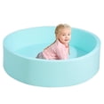 thumbnail image 1 of Piscina de bolas TRENDBOX de espuma suave extragrande, 130 cm x 30 cm, color azul, 1 of 6
