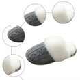 thumbnail image 3 of Women's Knit Cable Fuzzy Slippers Winter Warm Comfy Plush Lined Bedroom House Slides Shoes for Indoor and Outdoor, 3 of 9