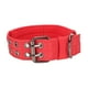 thumbnail image 5 of Collar para perro, ligero, transpirable, ajustable, resistente, de nailon, para entrenamiento de perros medianos y grandes, rojo L, 5 of 12