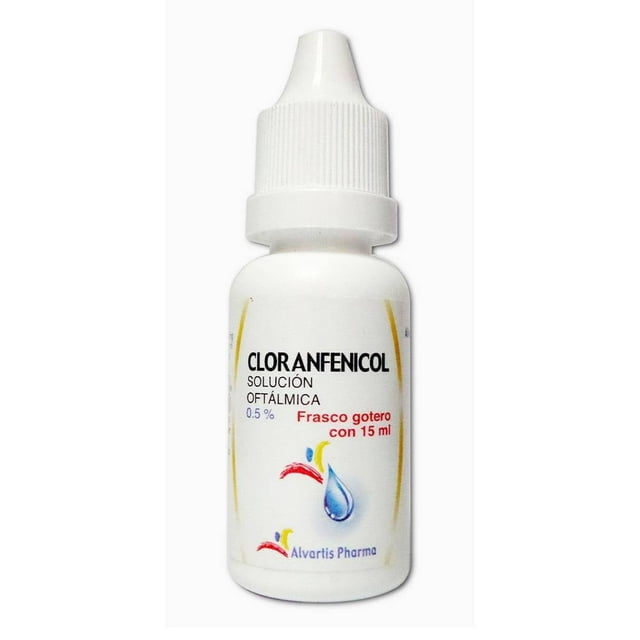 Solvaris Cloranfenicol 5 mg frasco gotero 15 ml solución oftálmica