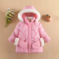 thumbnail image 6 of TBWNWG Girls Winter Padded Coat with Gloves Warm Long Jacket, 6 of 8