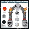 thumbnail image 4 of Coolmade 9ft Halloween Inflatable Archway with Color Changing LED Lights Outdoor Indoor Holiday Decorations, 4 of 8