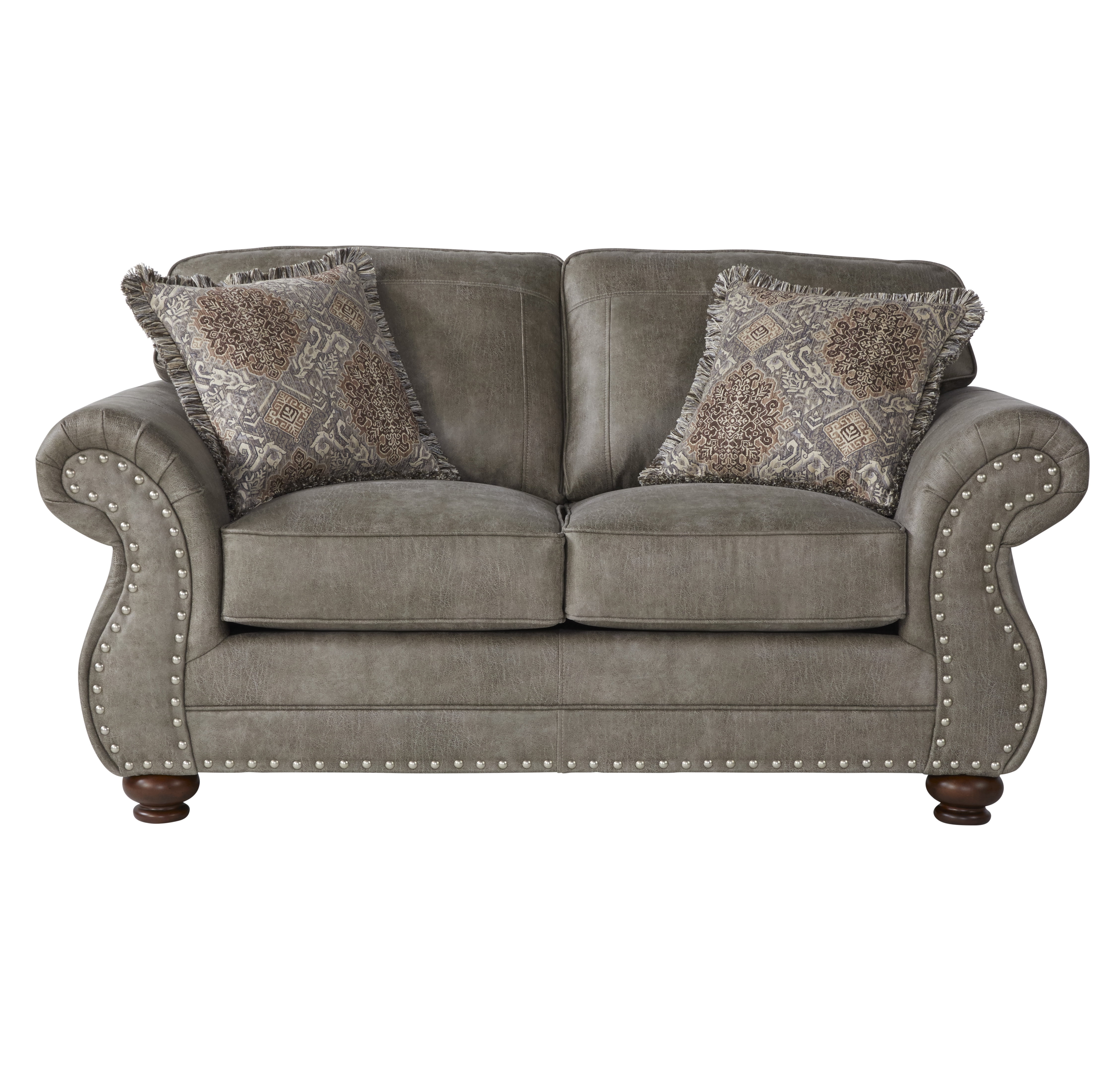 Roundhill Furniture Leinster Faux Leather Upholstered Loveseat