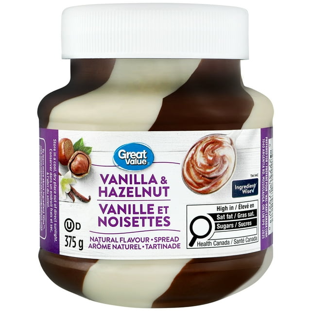 Great Value Vanilla & Hazelnut Natural Flavour Spread