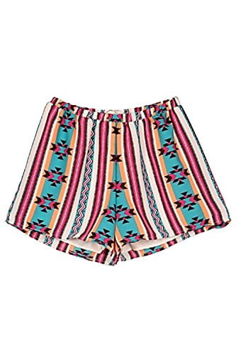 Aztec Print Shorts