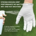 thumbnail image 3 of FINGER TEN Womens Ladies Golf Rain Gloves Pair Both Hand or 2 Pack Left Right Hand, Wet Hot Cool Grip, Fit Small Medium Large XL, 3 of 6