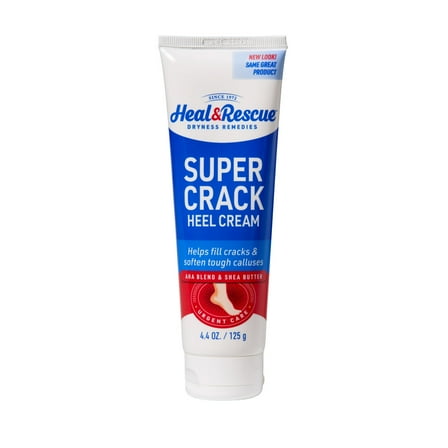 Heal & Rescue Super Crack Foot Cream for Calluses, 4.4oz