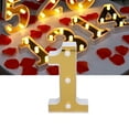 thumbnail image 4 of Sign Light, Plastic Gold Easy To Use LED Light Warm White  For Home Decoration For Activities, 4 of 8