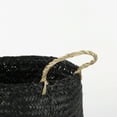 thumbnail image 4 of HomeRoots 392162 Wicker Storage Baskets, Black - Set of 3, 4 of 6