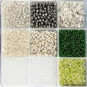 Cousin DIY Blue Toned Glass Seed Bead Bulk Pack, Unisex, Model# 69991234, 10000 Piece