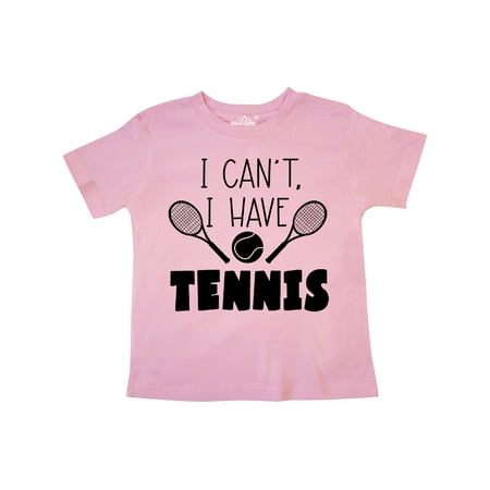 

Inktastic I Can t I Have Tennis Gift Toddler Boy or Toddler Girl T-Shirt