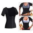 thumbnail image 3 of Chaleco de neopreno DYNWAVEMX para mujer cortas de sudor caliente Chaleco moldeador fajas 2XL Chaleco de sudor de sauna, 3 of 8