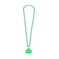 thumbnail image 2 of FOLOYORI 18Pcs Patricks Day Accessories Clover Bracelet and Necklace Set Green Plastic Festival Style for Party, 2 of 8